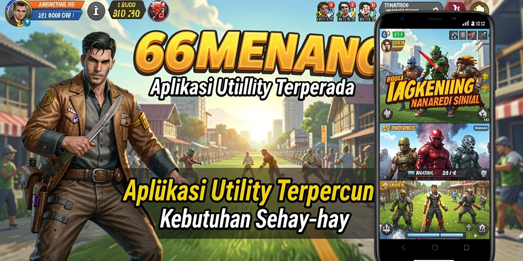 Tampilan antarmuka aplikasi 66MENANG yang modern dan intuitif.