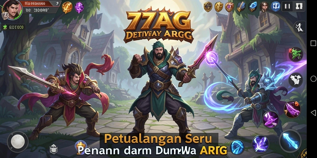 Tampilan gameplay seru dan mendebarkan di 77AG.