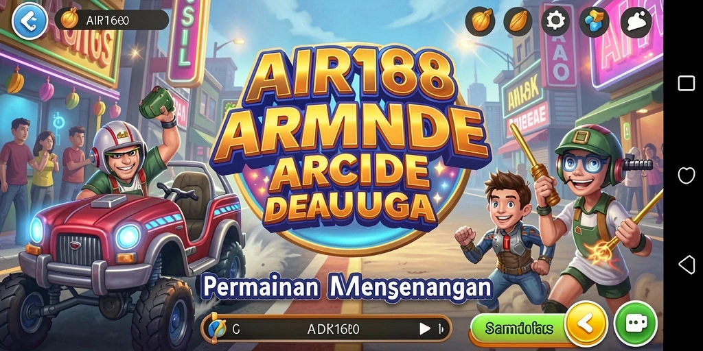 Tampilan gameplay seru dari AIR168 dengan tantangan Arcade yang menarik.