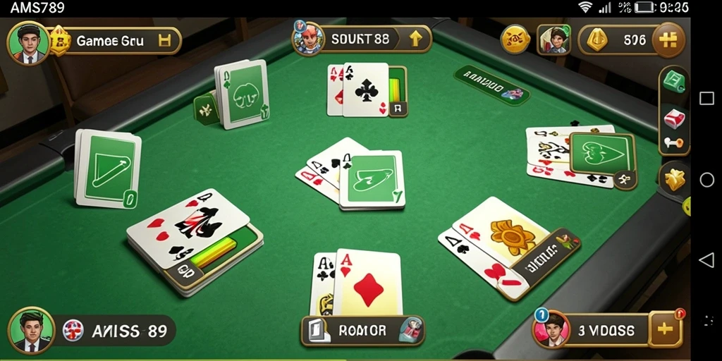 Tampilan gameplay Gaple yang menarik dan penuh strategi.