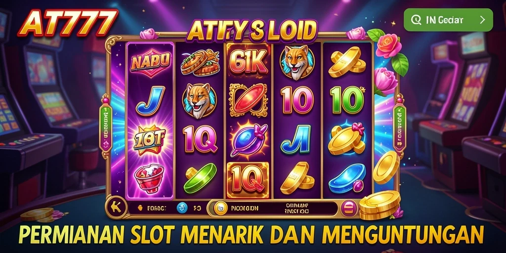 Tangkapan layar gameplay AT777 yang menunjukkan putaran slot yang menarik.