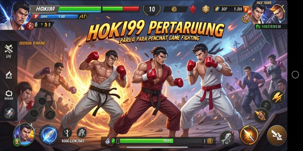 Tangkapan layar HOKI99 menampilkan aksi pertarungan yang mendebarkan.