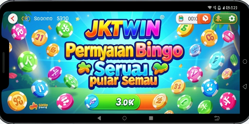 Tampilan gameplay seru JKTWIN dengan Bingo yang menantang.