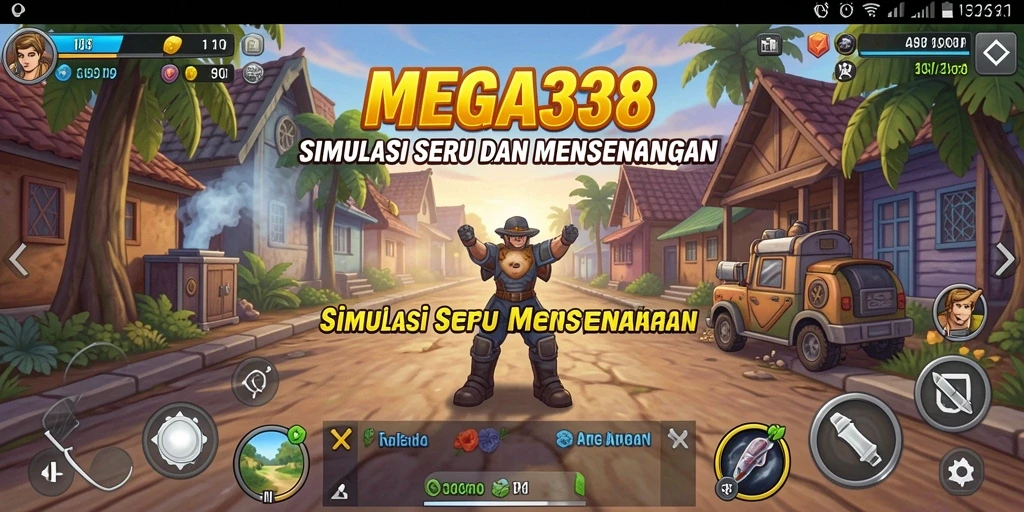 Tampilan screenshot MEGA338 menampilkan aksi gameplay simulasi yang menarik.
