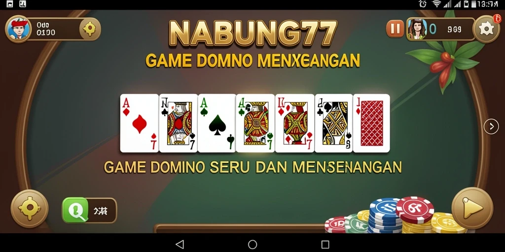 Tampilan gameplay seru dan interaktif dari NABUNG77.