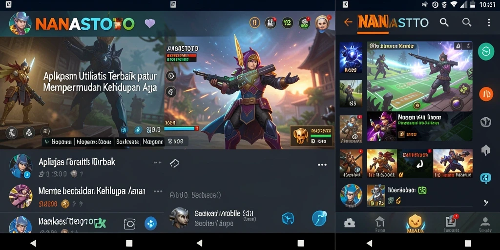Tampilan utama <strong>NANASTOTO</strong> dengan fitur utilitas yang lengkap.