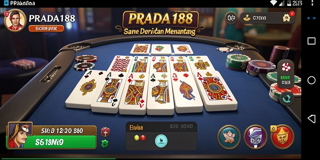 Tampilan gameplay seru PRADA188 dengan pemain yang berkompetisi.