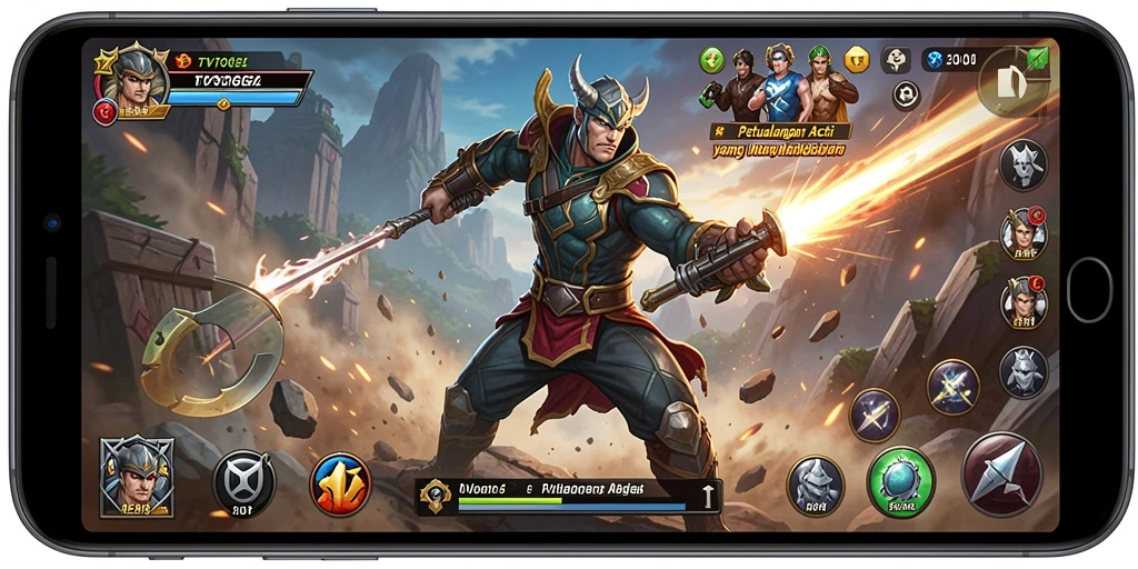 Tampilan dinamis dan penuh aksi dari TVTOGEL yang menantang.